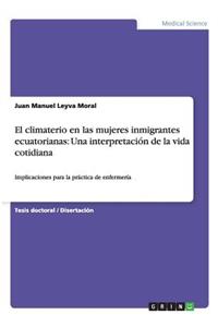 climaterio en las mujeres inmigrantes ecuatorianas