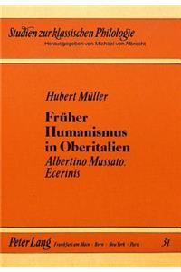 Frueher Humanismus in Oberitalien