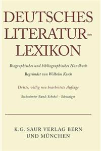 Deutsches Literatur-Lexikon, Band 16, Schobel - Schwaiger