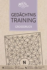 Gedachtnistraining GroÃŸdruck: pen2nature: 100 % Recyclingpapier - klimaneutrale Produktion - unterstutzt Aufforstungsprojekte (pen2nature books)