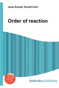 Order of Reaction