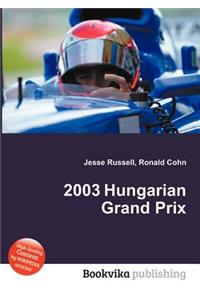 2003 Hungarian Grand Prix