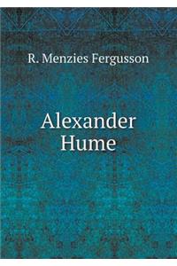 Alexander Hume