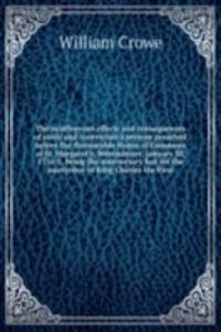 THE MISCHIEVOUS EFFECTS AND CONSEQUENCE