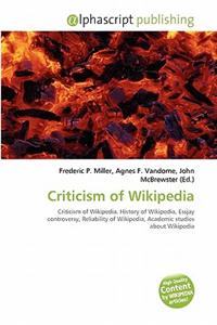Criticism of Wikipedia