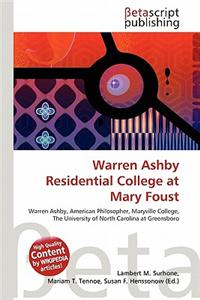 Warren Ashby Residential College at Mary Foust