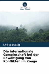 Die internationale Gemeinschaft bei der Bewältigung von Konflikten im Kongo