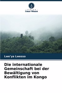 internationale Gemeinschaft bei der Bewältigung von Konflikten im Kongo