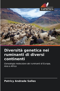 Diversità genetica nei ruminanti di diversi continenti