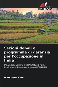 Sezioni deboli e programma di garanzia per l'occupazione in India