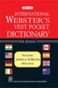 International Webster'S Vest Pocket Dictionary For School Pb