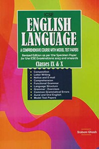 ICSE English Language A Comprehensive Course with Model Test papers