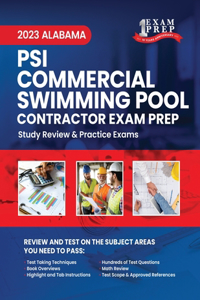 2023 Alabama PSI Commercial Swimming Pool Contractor Exam Prep