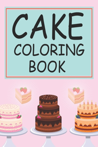 Cake Coloring Book