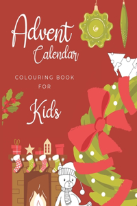 Advent Calendar Colouring Book for Kids