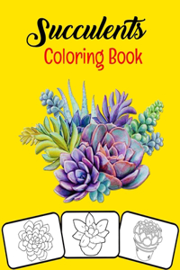 Succulents Coloring Book