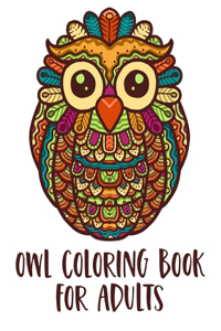 Owl Coloring Book for Adults