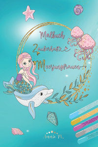 Malbuch Zauberhafte Meerjungfrauen