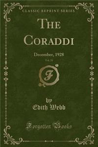 The Coraddi, Vol. 33: December, 1928 (Classic Reprint)