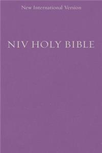 NIV, Holy Bible, Compact, Paperback, Purple