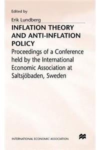 Inflation Theory and Anti-Inflation Policy