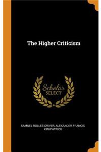 The Higher Criticism