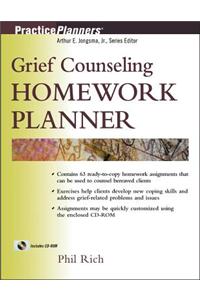 Grief Counseling Homework Planner