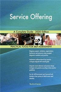 Service Offering A Complete Guide - 2020 Edition
