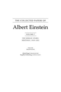 Collected Papers of Albert Einstein, Volume 7 (English)