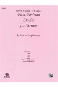 First Position Etudes for Strings