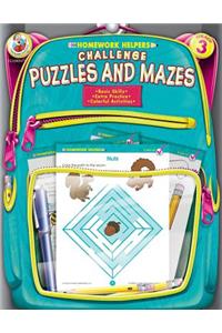 Challenge Puzzles and Mazes, Homework Helpers, Grade 3