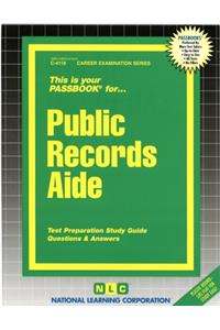 Public Records Aide
