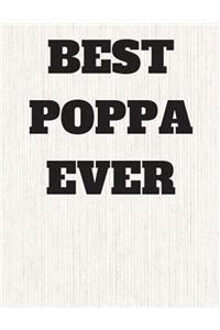 The Best Poppa Ever Journal
