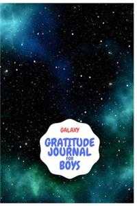 Galaxy Gratitude Journal For Boys