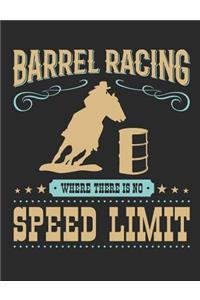 Barrel Racing Where There Is No Speed Limit