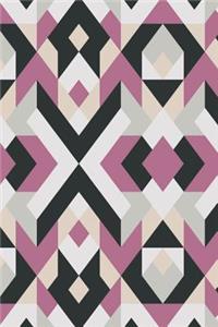 Black and White Geometric Design Notebook