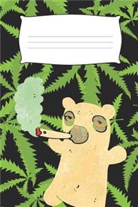Weed Bear Notebook