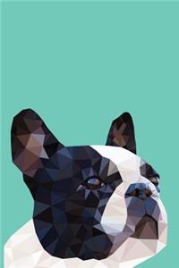 French Bulldog Dot Grid Journal