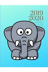 2019-2020 Academic Daily Planner Elephant Organizer With Bible Sermon Notes
