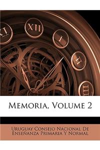 Memoria, Volume 2