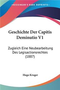 Geschichte Der Capitis Deminutio V1