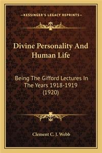 Divine Personality and Human Life