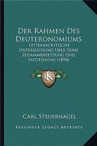 Der Rahmen Des Deuteronomiums