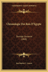 Chronologie Des Rois D'Egypte