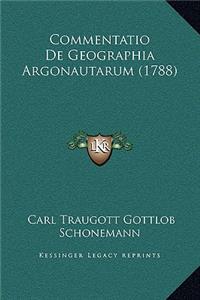 Commentatio De Geographia Argonautarum (1788)