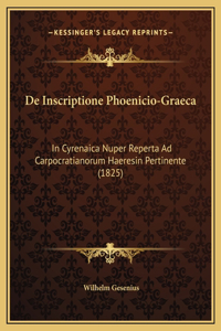 De Inscriptione Phoenicio-Graeca