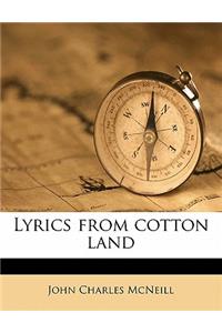 Lyrics from Cotton Land