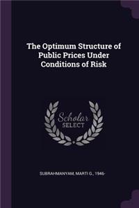Optimum Structure of Public Prices Under Conditions of Risk