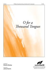 O For A Thousand Tongues