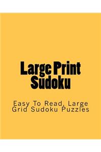 Large Print Sudoku